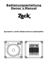 Zeck Audio DCA500 Owner's manual
