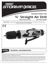 Draper Storm Force Composite Air Drill Operating instructions