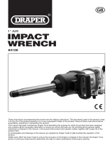 Draper Air Impact Wrench, 1" Sq. Dr. Operating instructions