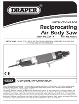 Draper Air Body Saw Operating instructions