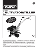 Draper Petrol Cultivator/Tiller, 161cc Operating instructions