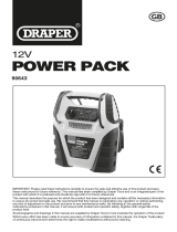 Draper 12V Power Pack Operating instructions