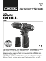 Draper Storm Force 10.8V Combi Drill Operating instructions