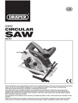 Draper Circular Saw, 185mm, 1300W Operating instructions