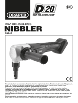 Draper D20 20V Brushless Nibbler Operating instructions