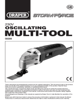 Draper Storm Force Oscillating Multi-Tool, 300W Operating instructions