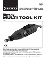 Draper 135W Rotary Multi Tool Kit Operating instructions