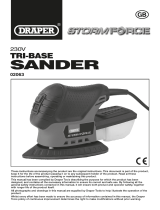 Draper Tri-Base Sander Operating instructions