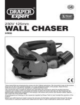 Draper 125mm Wall Chaser Operating instructions