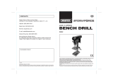 Draper 5 Speed Bench Drill Operating instructions