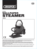 Draper Quick Steam Wallpaper Steamer, 1500W Operating instructions