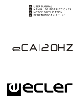 Ecler eCA120HZ User manual