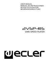 Ecler 2VSP-RS User manual