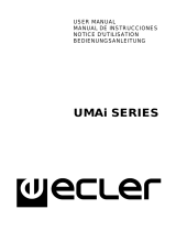 Ecler UMA215 User manual