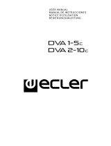 Ecler DVA1-5c - DVA2-10c User manual