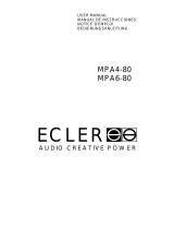 Ecler MPA4-80 User manual