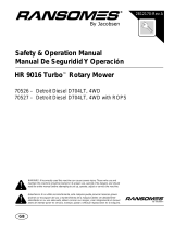 Ransomes 70526, 70527 Owner's manual