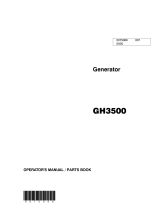 Wacker Neuson GH3500E User manual