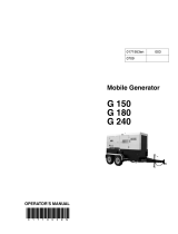 Wacker Neuson G180 User manual