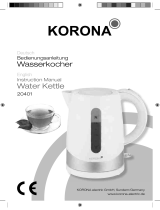 Korona 20400 Owner's manual