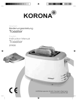 Korona 21100 Owner's manual