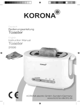 Korona 21500 Owner's manual