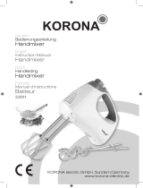 Korona 23011 Owner's manual