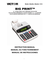 Victor 1310 Big Print™ Owner's manual