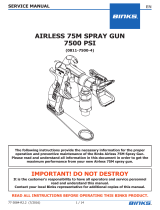 Binks Airless 75 Spray Gun User manual