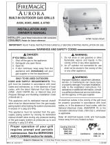 Fire Magic Aurora Built-In Grill User manual