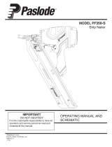 Paslode PF350S PowerFramer Framing Strip Nailer Owner's manual