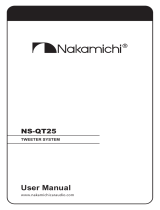 Nakamichi NS-QT25 User manual