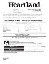 AGA marvel Classic HCFDR20 Owner's manual