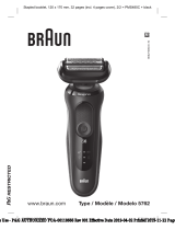 Braun Series 7 Rasoir Électrique Homme À Grille Sans Fil Bleu User manual