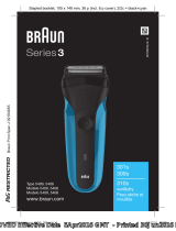 Braun 301s, 300s, 310s wet&dry, peau sèche et mouillée, Series 3 User manual