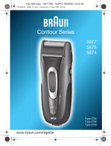 Braun 5877, 5875, 5874, Contour Series User manual