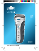 Braun 370, 360, Series 3 User manual