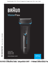 Braun WF2s, Water Flex User manual