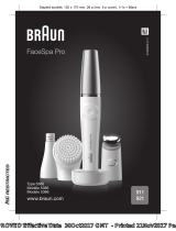 Braun 911, 921, FaceSpa Pro User manual