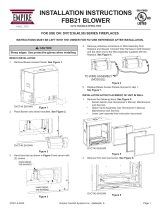 White Mountain Hearth FBB21 Owner's manual