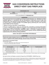 American Hearth Renegade DVCT36 Conversion Kit (Nat to LP) Owner's manual