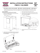 White Mountain Hearth Tahoe Clean-Face FBB10 Blower Owner's manual