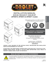 Drolet ECO-55 CT PELLET STOVE Installation guide