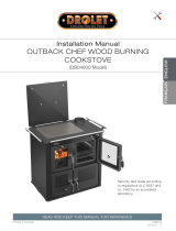 Drolet OUTBACK CHEF WOOD BURNING COOKSTOVE Installation guide