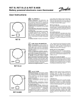 Danfoss Battery Powered Room Thermostat, RET-B User guide
