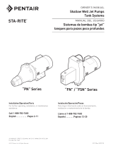 STA-RITE PN Series, FN / FSN Series Shallow Well Jet Pumps Tank Systems Owner's manual