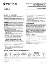 MYERS S40HT & S50HT Series Owner's manual