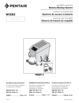 MYERS MBSP-3 Owner's manual