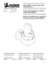 Jung-pumpen Jung Pumpen Multifree Submersible Solids Handling Pump Owner's manual