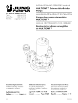 Jung-pumpen Jung Pumpen Multicut Submersible Grinder Pumps Owner's manual